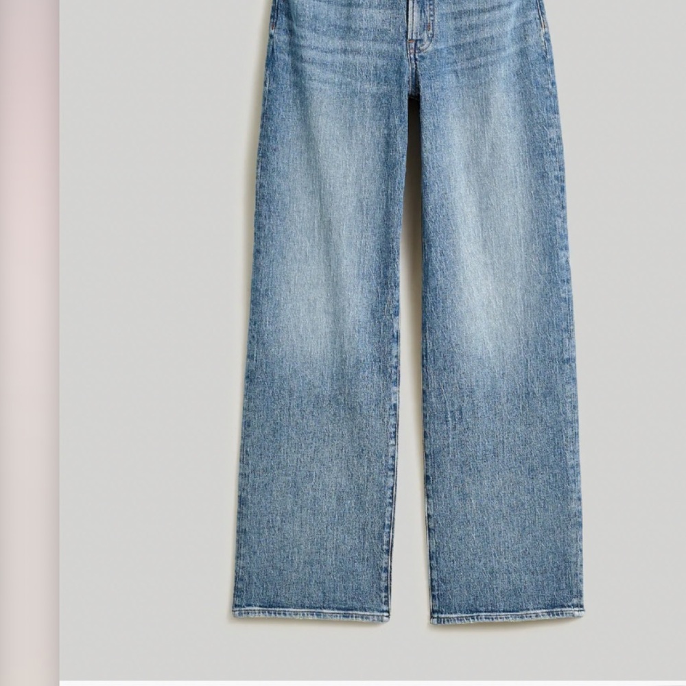Madewell Plus Perfect Vintage Wide Leg Jeans Heathcote Wash